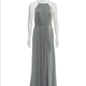 Monique Lhullier Sage Green Gown